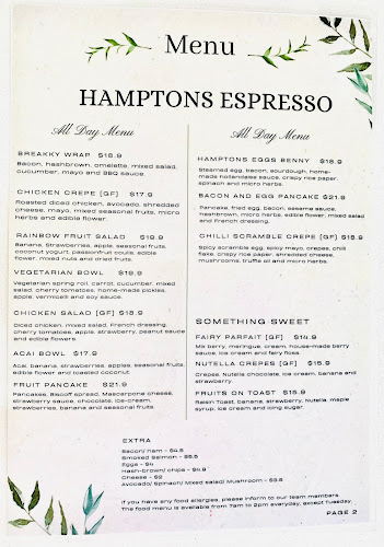 Opinii despre Hamptons Espresso în Buderim - Hospitality and gastronomy