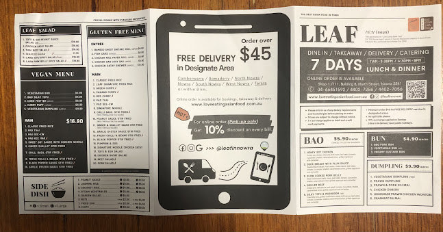 Leaf in Nowra, Modern Thai & Asian Restaurant - Nowra