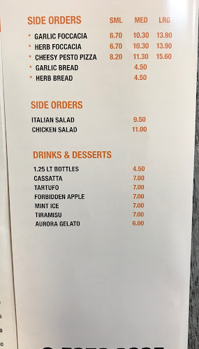 Opinii despre Godfathers on Westside Pizza & Pasta în Herne Hill - Hospitality and gastronomy