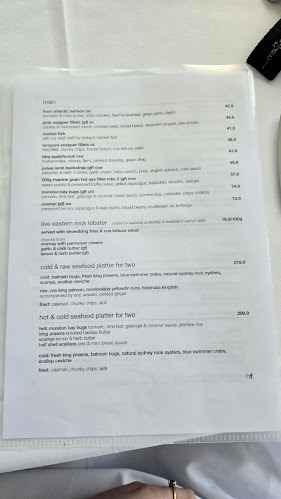 Opinii despre Harbourfront Seafood Restaurant în Wollongong - Hospitality and gastronomy