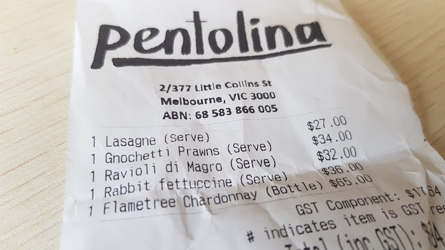 Pentolina - Fresh Pasta & Bar - Melbourne