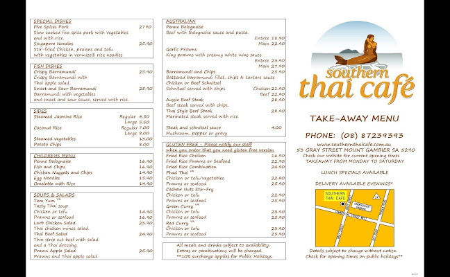Southern Thai Cafe - Mount Gambier