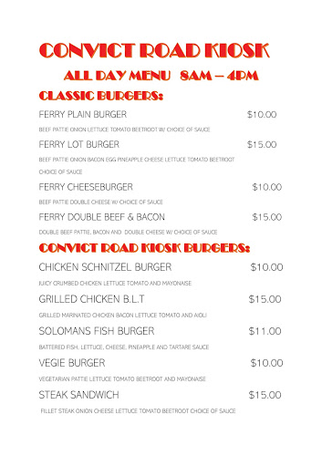 Comentarii opinii despre Convict Road Kiosk