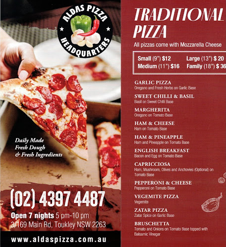 Opinii despre Aldas Pizza în Toukley - Hospitality and gastronomy