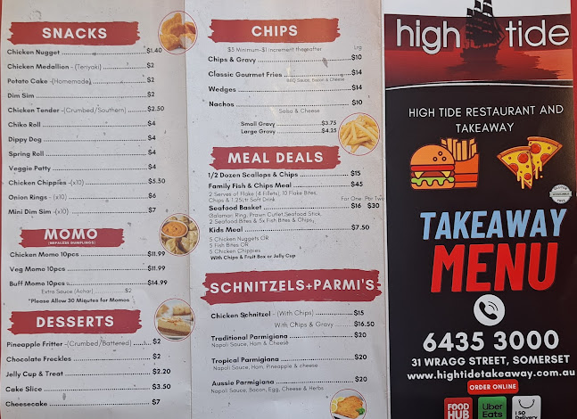 High Tide Restaurant and Takeaway - Somerset