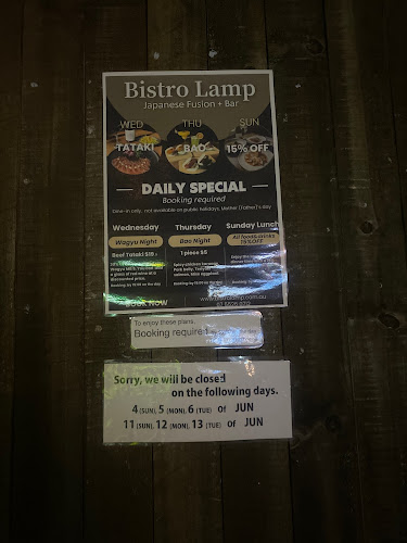 Comentarii opinii despre Bistro Lamp (Japanese Fusion+Bar)