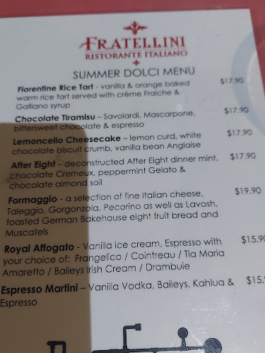 Opinii despre Fratellini Ristorante Italiano în Sunshine Beach - Hospitality and gastronomy