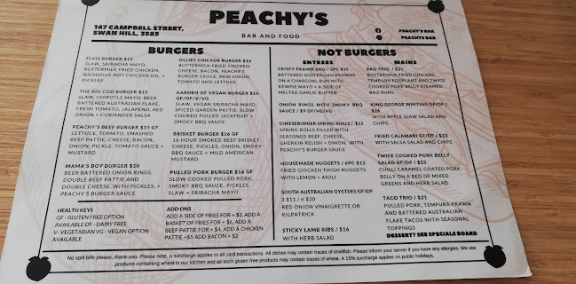 Peachy's Bar - Swan Hill