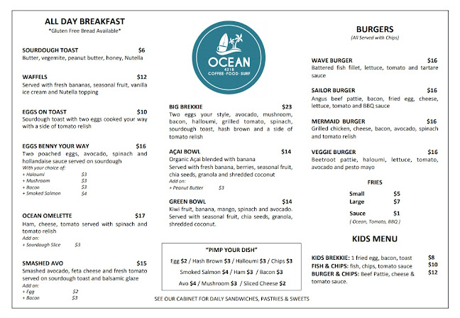 Opinii despre Ocean 4218 cafe în Mermaid Beach - Hospitality and gastronomy
