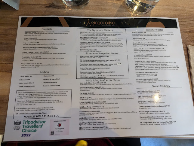 Ginger Olive | Restaurant and Grill - Melbourne