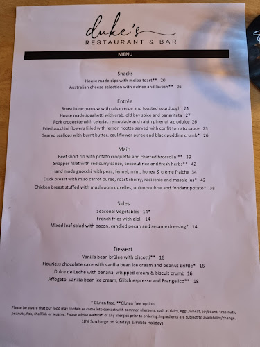 Duke's Restaurant & Bar - East Maitland