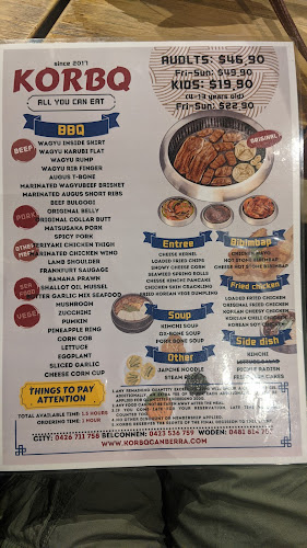 Opinii despre KorBQ în Canberra - Hospitality and gastronomy
