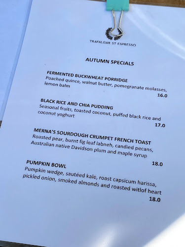 Trafalgar St Espresso - Sydney