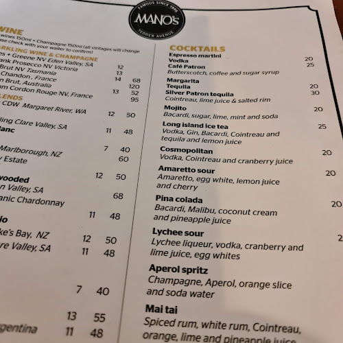 Mano's Tedder Avenue - Hospitality and gastronomy