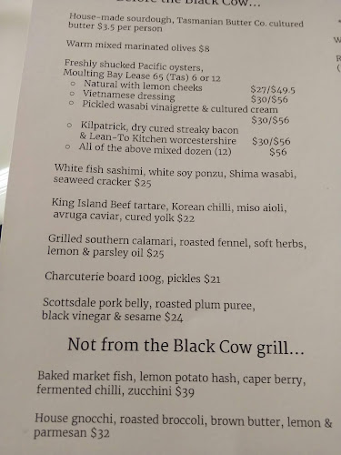 Black Cow Bistro - Launceston
