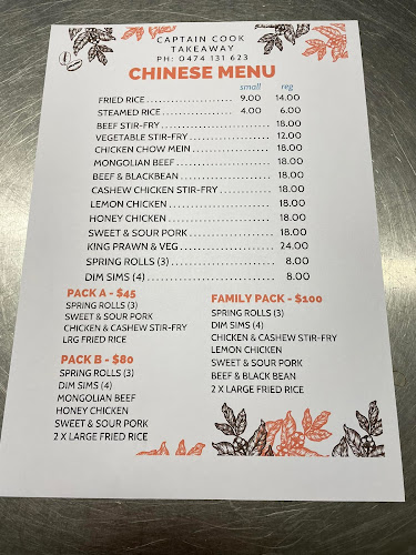 Captain Cook Takeaway - Brisbane