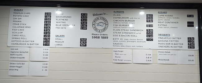 Main Street Fish & Chips - Gembrook - Melbourne