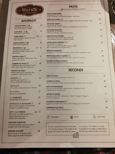 Comentarii opinii despre Moretti Italian Restaurant Leichhardt