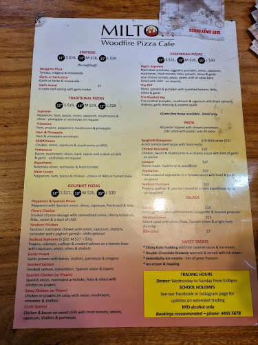 Milton Woodfire Pizza