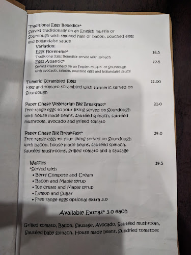 Paper Chase Cafe - Hospitality and gastronomy