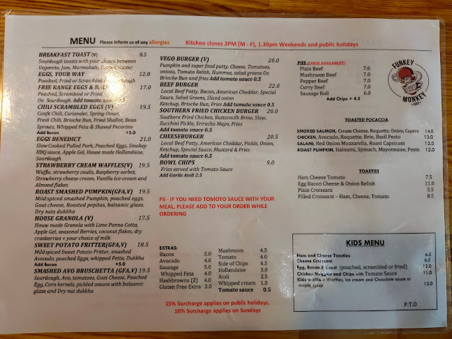 Funkey Monkey Cafe - Lakes Entrance