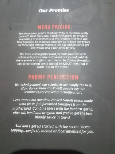 West End Hotel Townsville - Hospitality and gastronomy