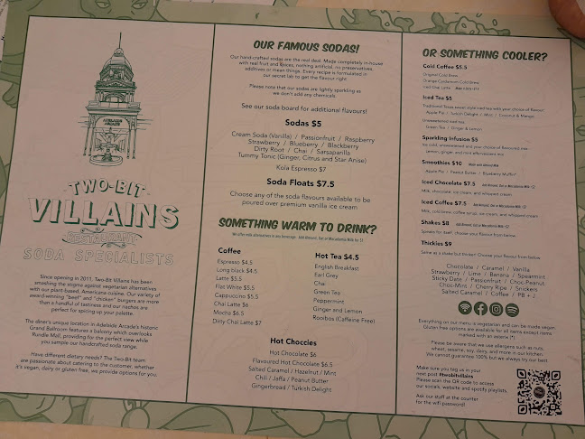 Opinii despre Two-Bit Villains în Adelaide - Hospitality and gastronomy