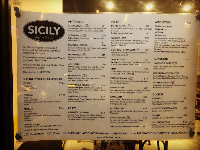 Opinii despre Sicily Autostrada Pizzeria în Adelaide - Hospitality and gastronomy