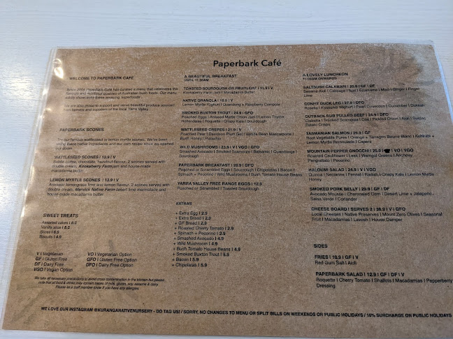 Comentarii opinii despre Paperbark Cafe