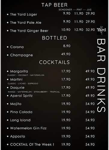 Comentarii opinii despre The Yard Cafe & Bar