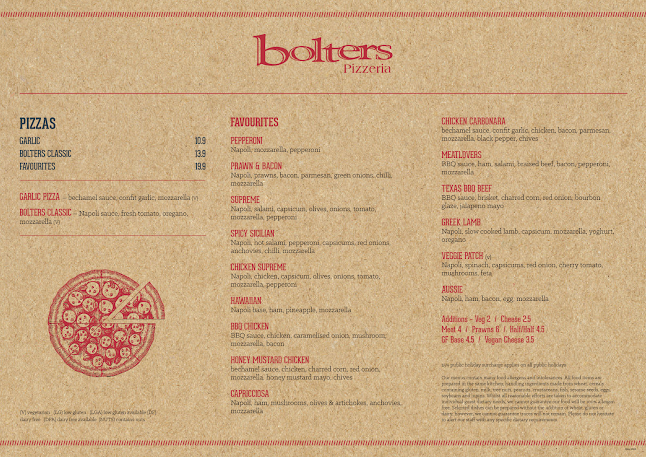 Bolters Grill, Bar and Pizzeria