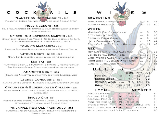 Holy Grail - Hospitality and gastronomy