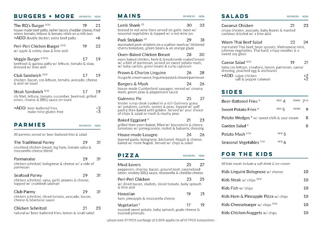 Opinii despre RQ'S Tavern în Robina - Hospitality and gastronomy