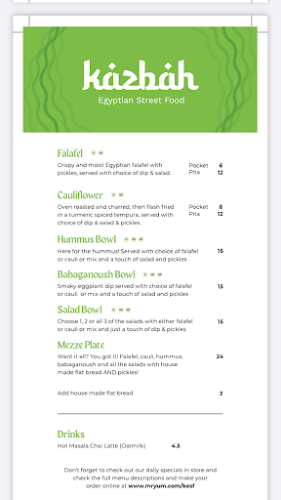 Kazbah Egyptian Falafel and Street Food - Catering & Restaurant