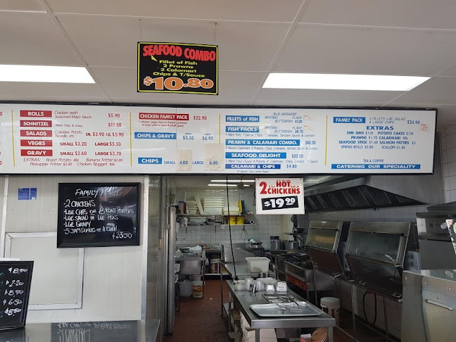 Opinii despre Chickery Fish Chicken Shop Geelong în North Geelong - Hospitality and gastronomy